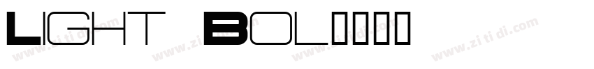 Light Bol字体转换